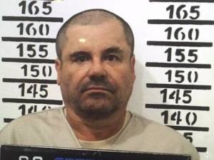 A 2016 mugshot of Joaquin El Chapo Guzmán at the Altiplano maximum security prison in Mexico.