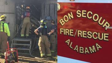 Firemen’s were able to find a Bible in the wreckage but not very little else after a fire destroyed a Bon Secure home in January.
