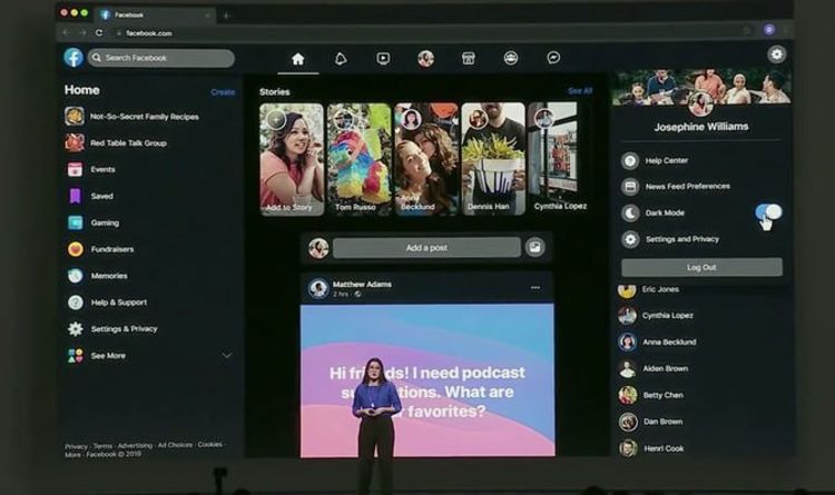 facebook new theme