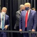 Trump wear Mask
