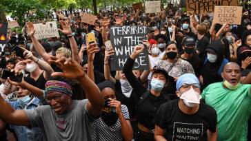 Protest against trump