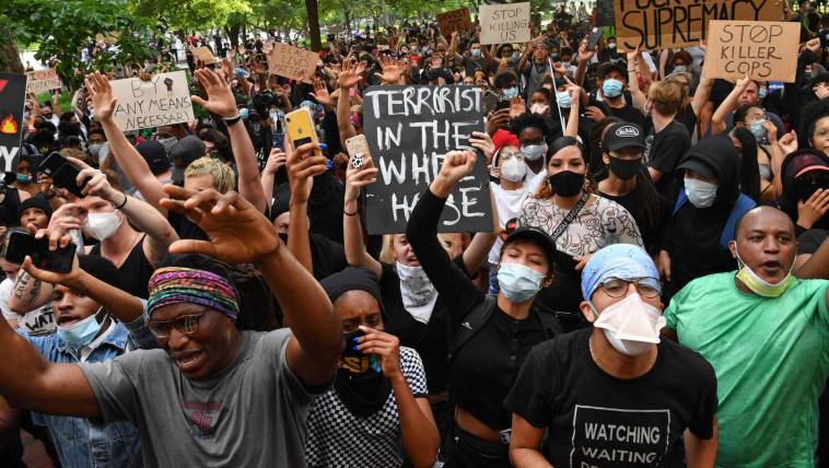 Protest against trump