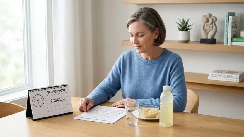 Colonoscopy prep guide for getting ready for a procedure