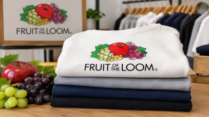 Fruit of the Loom logo on clothing