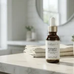 Nulastin products on a bathroom counter